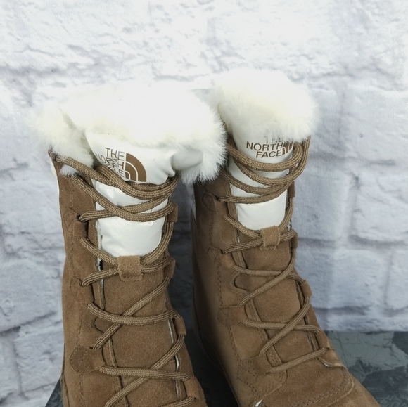 The north face Nuptse Purna II boots brown new size 10 - Picture 9 of 14